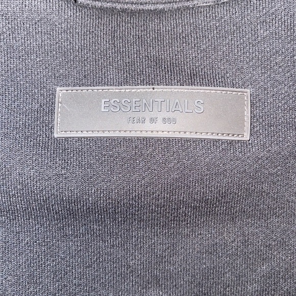 Essentials black mock neck sweatshirt - Picture 2 of 3